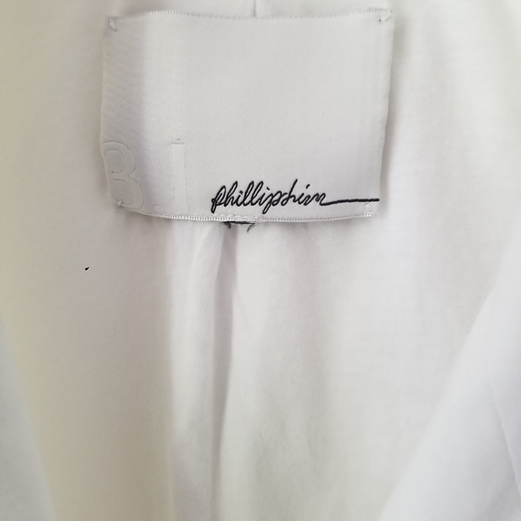 3.1 Phillip Lim Blazer white cotton knit sz M - Picture 4 of 7